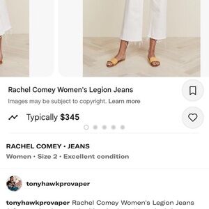 Rachel Comey Women's White Legion Jeans